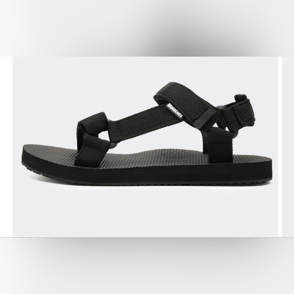Watelves sz 6.5 Women Sports Sandals LZ101-Pure black